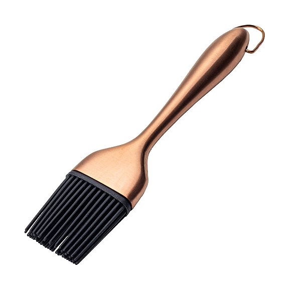 Pincel Culinário Aço Inox Rose Gold 22X4,5cm - Cromus Allonsy