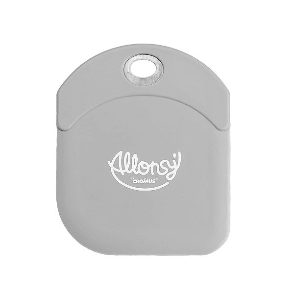 Raspador Pão Duro 12X10cm Silicone Cinza - Cromus Allonsy
