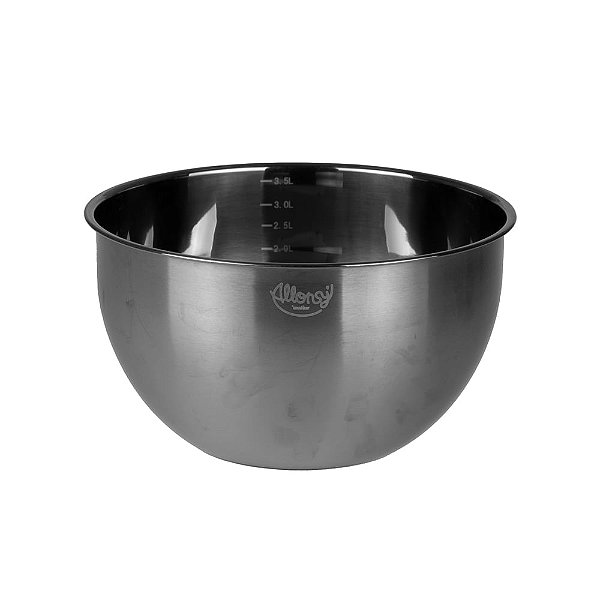Bowl Multiuso 3,5L - Preto Aço Inox - Cromus Allonsy