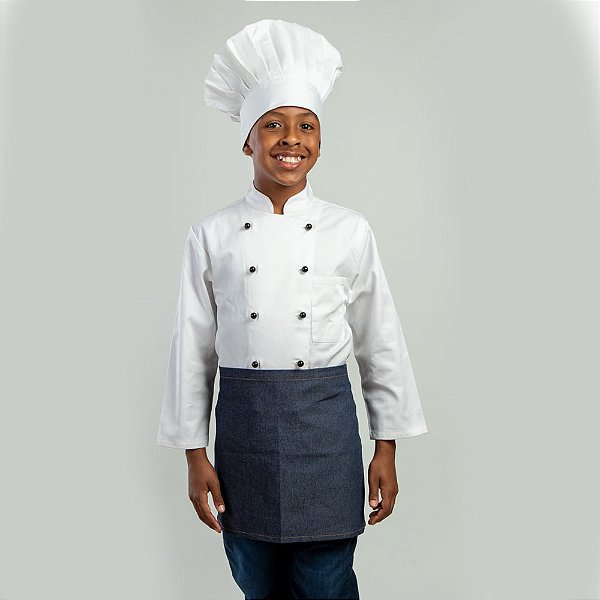 Uniforme Inf Avental Cintura Unissex Jeans 50X32cm - Cromus Allonsy