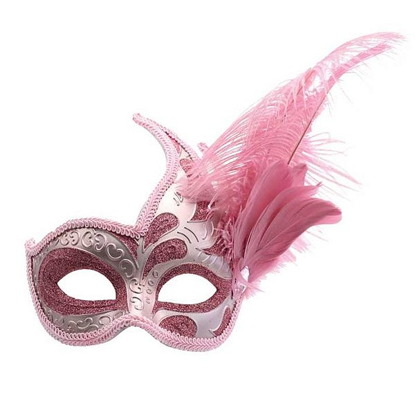 Máscara Roma Rosa Adulto