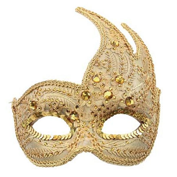 Máscara Viena Ouro Adulto