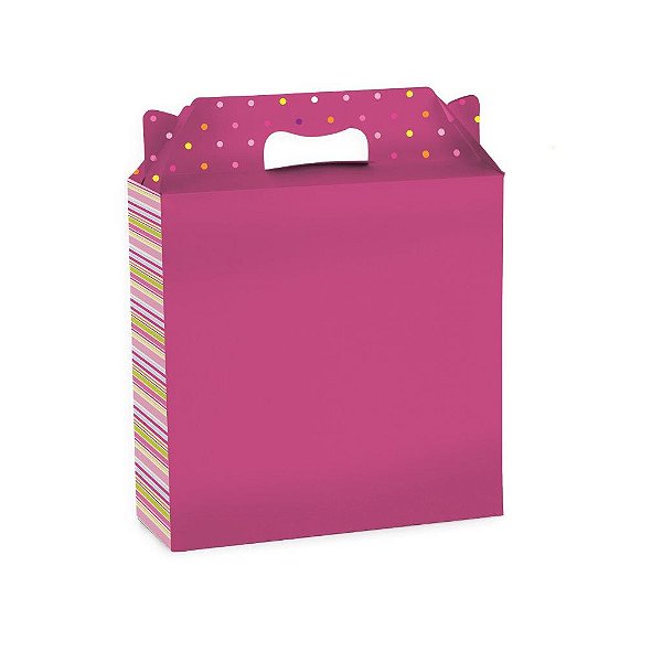 Caixa Maleta Quadrada Soft Pink P 16X6X16