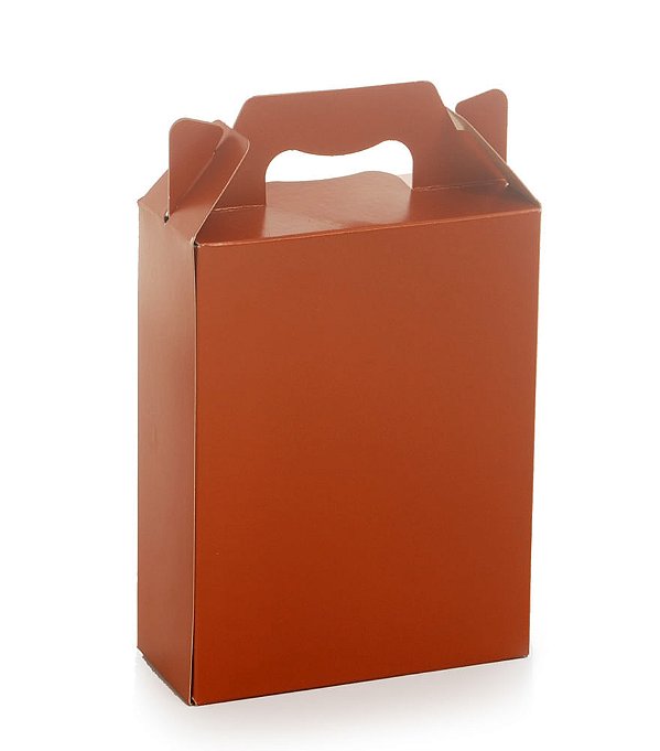 Caixa Maleta Retangular Vertical Ferrugem G 21X7,5X26