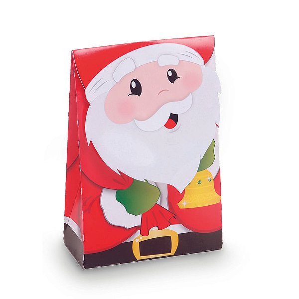 Caixa Trapézio Jingle Bells M 19X9,5X29