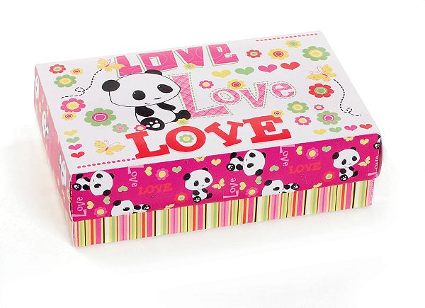 Caixa Box Love Panda G 34X24X9
