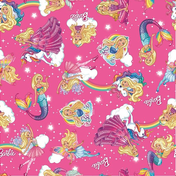 Saco 25X37 Barbie Dreamtopia - 40 Un