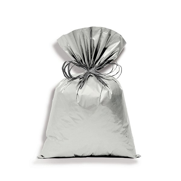 Saco Metal 10X14 Prata Opacque - 50 Un