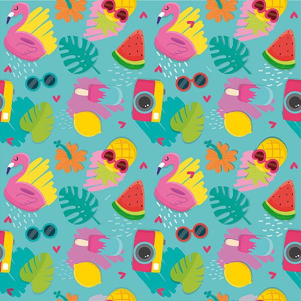 Saco Perolado 20X29 Summer - 50 Un