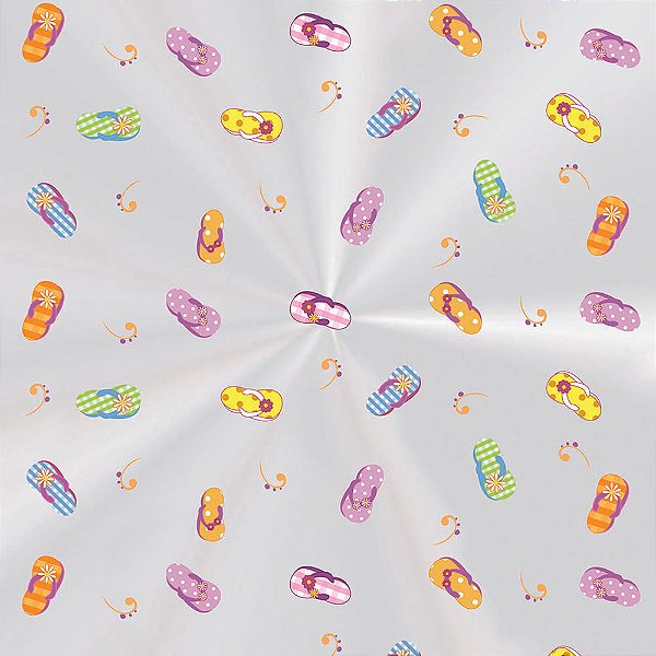 Saco Transparente 15X29 Chinelinhos - 100 Un