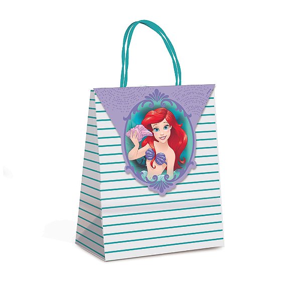 Sacola Papel com Fechamento Ariel P 21,5X15X8