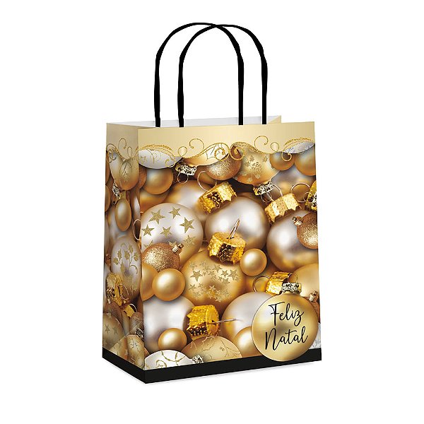 Sacola Papel Então e Natal P 21,5X15X8