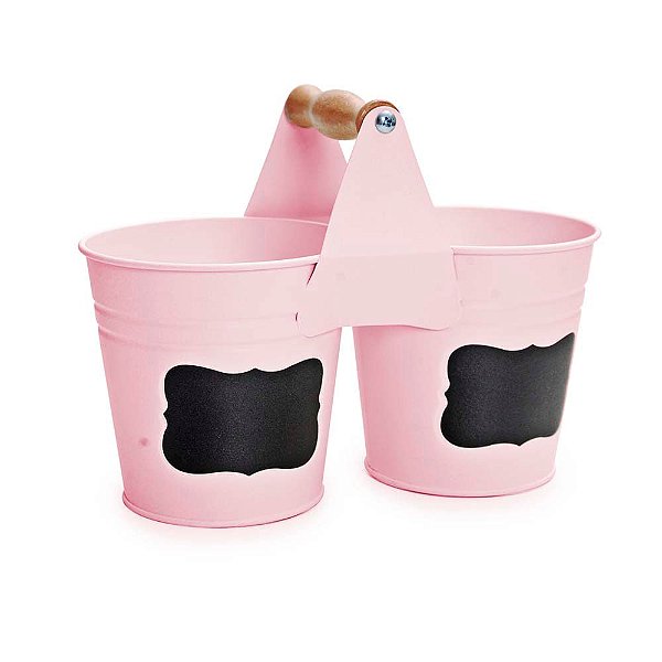 Cachepot Duplo Rosa