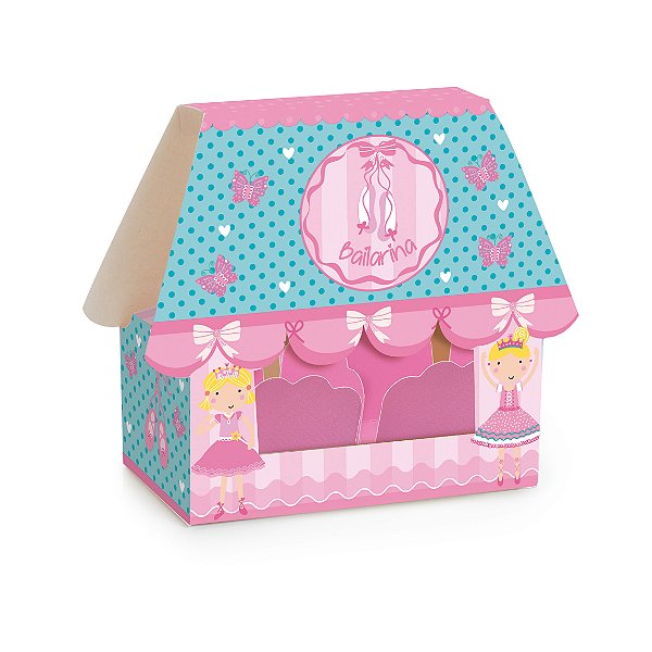 Caixa Box House Bailarina P 8,5X4X9 - 10 Un