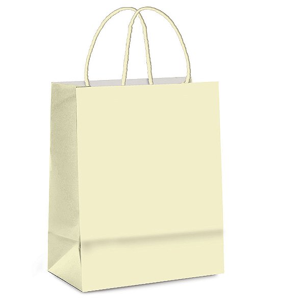 Sacola Laminada Pérola Metal Fosco P 21,5X15X8