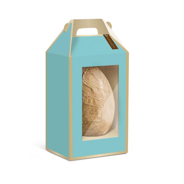 Caixa Maleta Vertical Ovo com Visor Astral Azul 350G - 6 Un