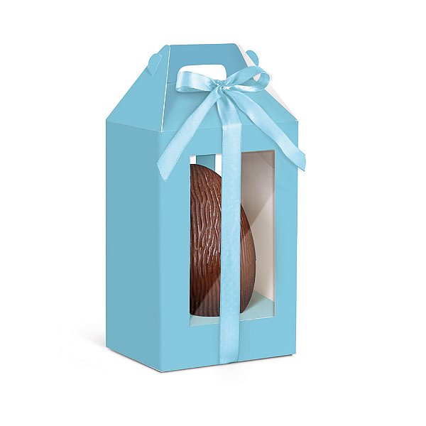 Caixa Maleta Vertical para Ovo com Visor Jade 500G - 6 Un