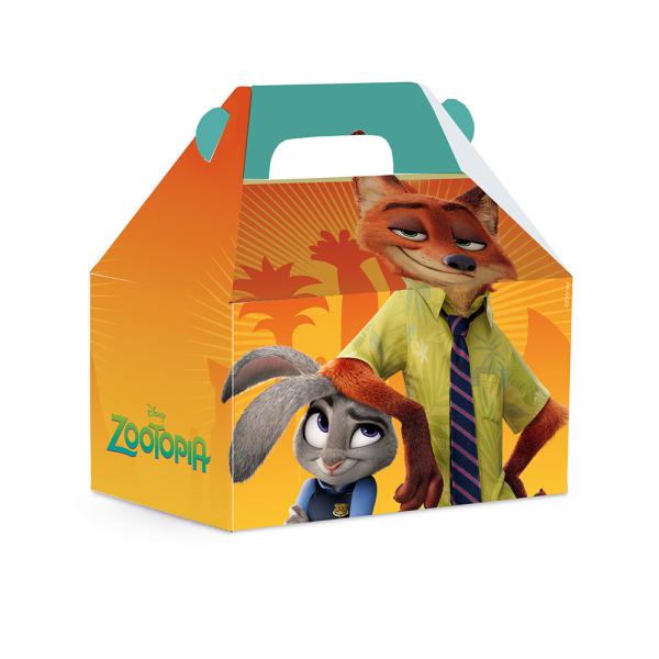 Caixa Maleta Kids Zootopia M 12X8X12 - 10 Un