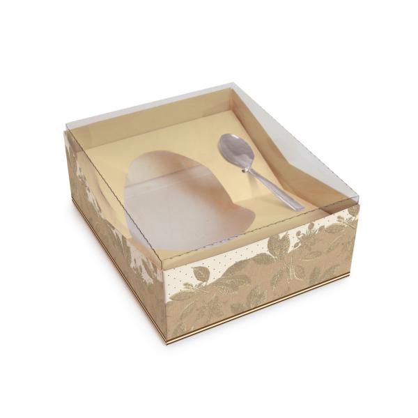 Caixa Meio Ovo de Colher Sabor Ouro/Kraft 350G