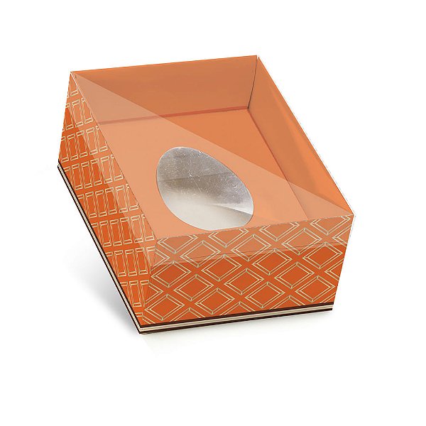 Caixa New Practice Meio Ovo 500G Flor de Cacau Marfim Comp - 6 Un