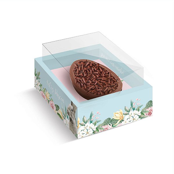 Caixa New Moldura para 1 Meio Ovo 250G Mr. John - 6 Un