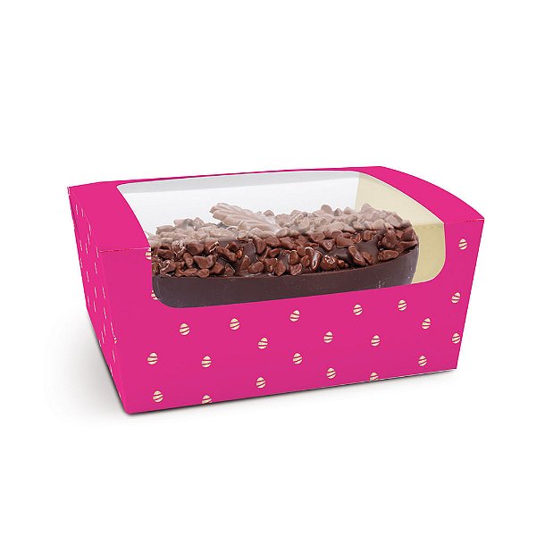 Caixa Practice Alta para 1 Meio Ovo 350G Astral Pink - 6 Un