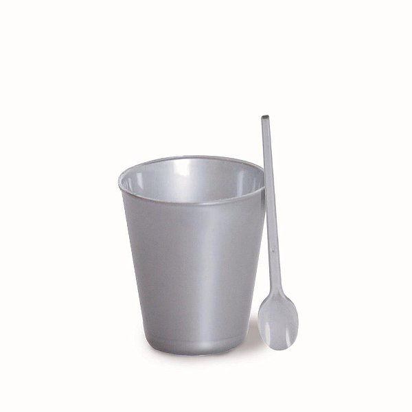 Copinho para Doces Redondo Prata 30Ml - 8 Un