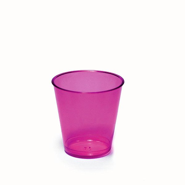 Copinho para Doces Redondo Rosa 30Ml - 40 Un