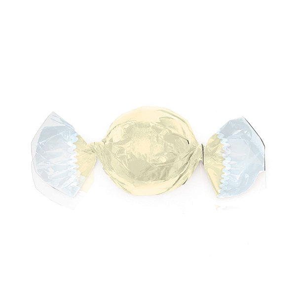 Embalagem AlumínioTrufa Sianinha Amarelo 14,5X15,5 - 100 Un