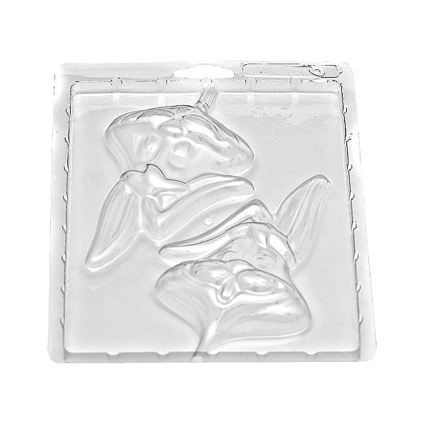 Forma Pirulito Coelho Orelhudo - 10 Un