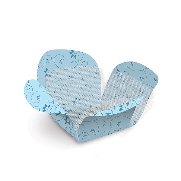 Forminha para Doce Belle Delicata Azul - 40 Un