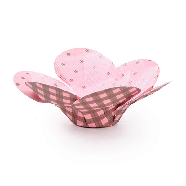 Forminha para Doce Fantasy Xadrez Rs/Mr - 40 Un