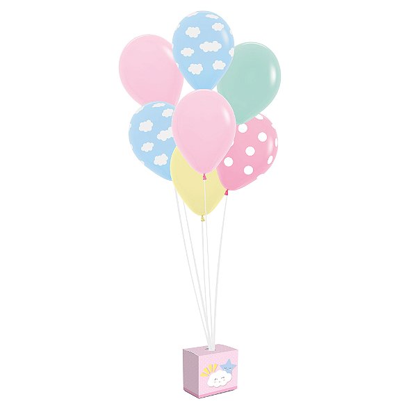 Kit Balões para Decoração de Painel Pedacinho Do Céu