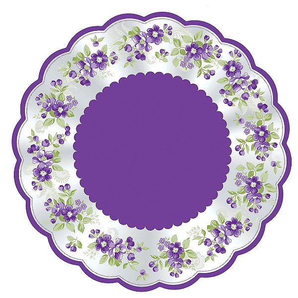 Poli Redondo Talita Roxo 38cm - 50 Un