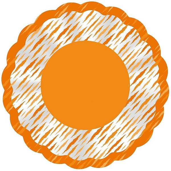 Poli Redondo Veneza Laranja 68cm - 50 Un