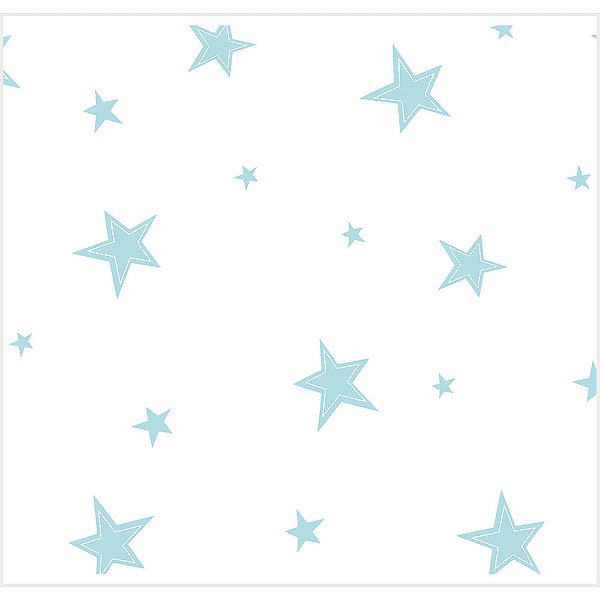 Saco Estrelas Azul 30X44cm - 100 Un
