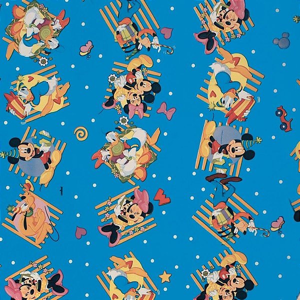 Saco 10X14 Disney Romantico Azul - 100 Un
