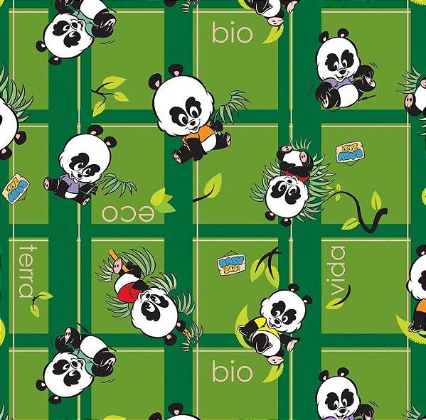 Saco 15X29 Baby Zoo Eco Panda - 100 Un