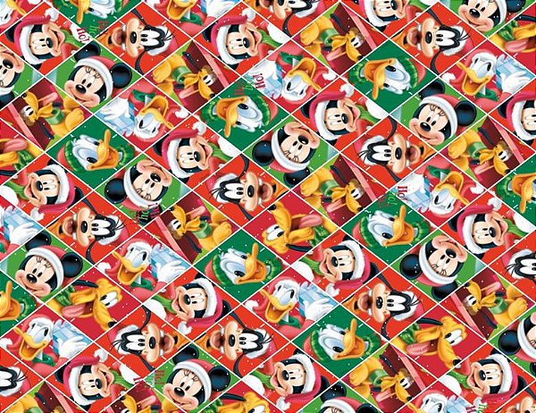 Saco 15X29 Natal Turma Do Mickey - 40 Un