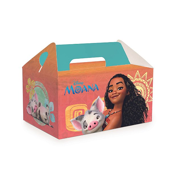 Caixa Lanche Escolar Moana 20X13,5X10 - 10 Un