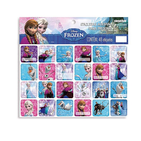 Cartela Adesiva de Para Frozen - 2 Un