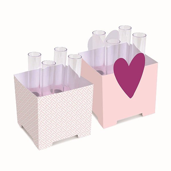 Kit Cachepot Comp 15 Anos Sweet Fifteen 10X10X9,8 com 4 Peças