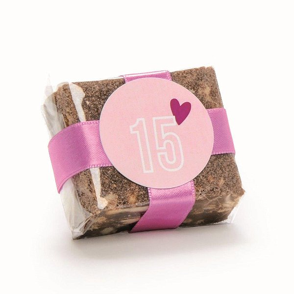 Kit para Brownie 15 Anos Sweet Fifteen 15X15 com 24 Peças