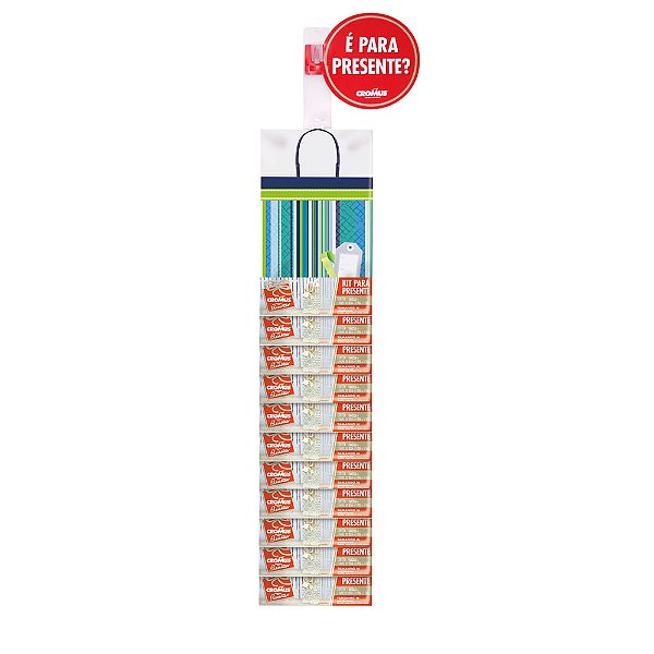 Kit Presente Saco Aut Serviço com Clip Strip S M26X19,5X9,5