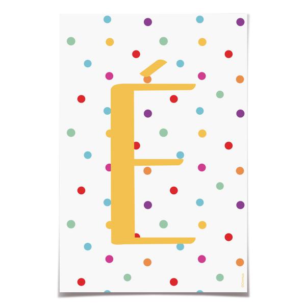 Letra para Faixa Decorativa É Colore - 6 Un