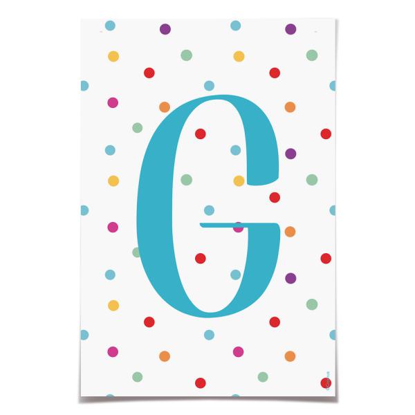 Letra para Faixa Decorativa G Colore - 6 Un