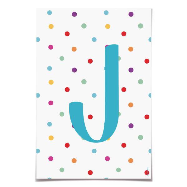 Letra para Faixa Decorativa J Colore - 6 Un