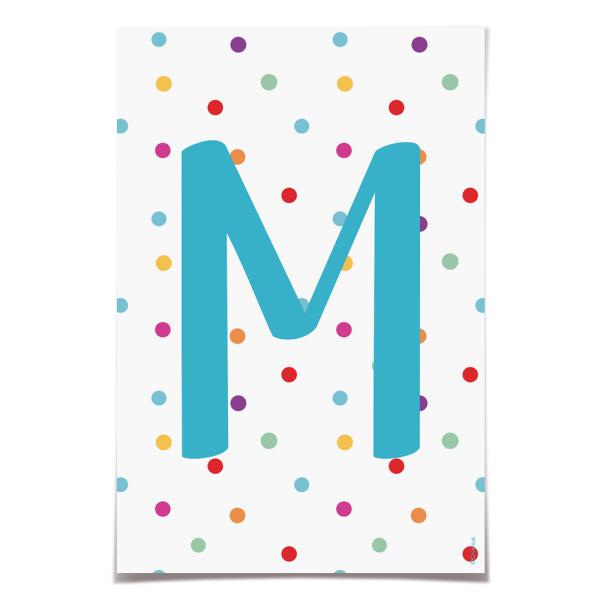 Letra para Faixa Decorativa M Colore - 6 Un