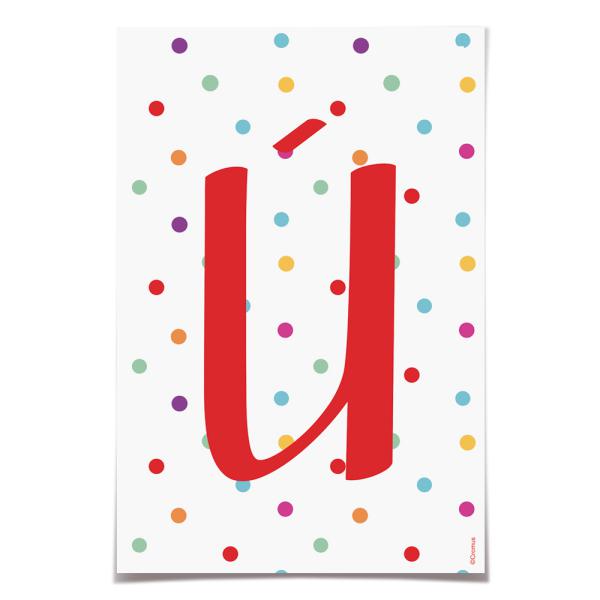 Letra para Faixa Decorativa Ú Colore - 6 Un