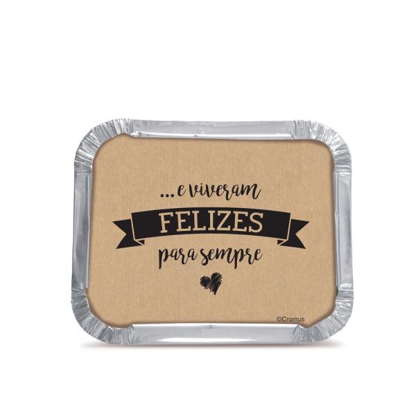 Marmitinha Felizes Para Sempre M 8,5X6,5X2,5 - 12 Un